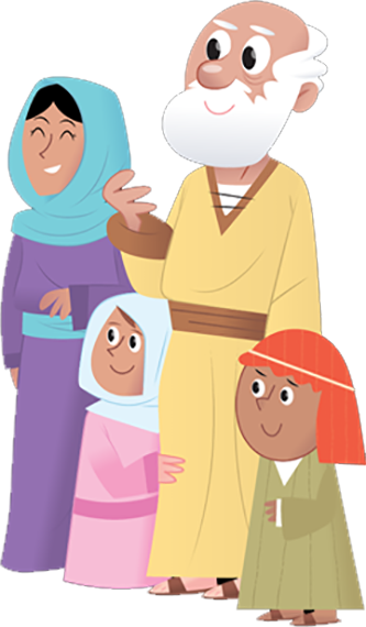 Israelilainen perhe, johon kuuluu äiti, isä, ja kaksi lasta.